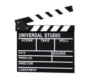Filmklappe-Regieklappe-Filmset-Universal-Studios-Hollywood